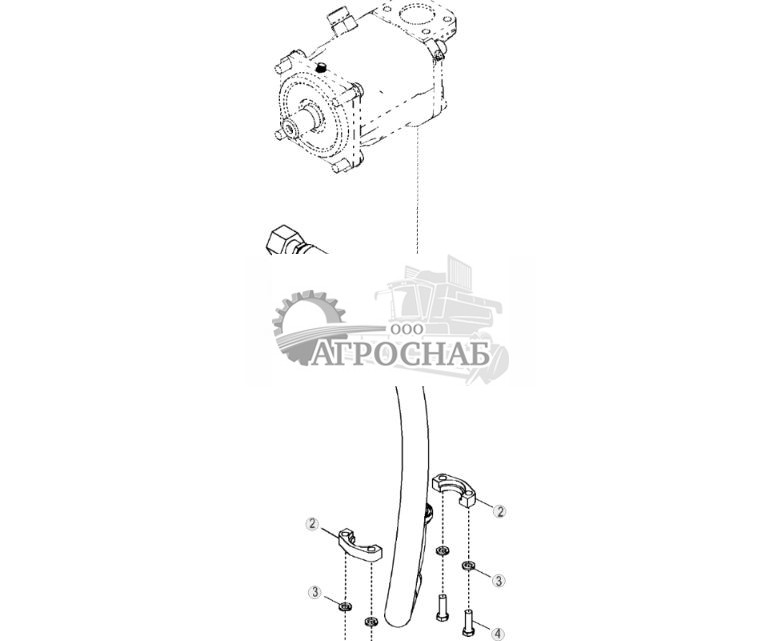 Трубопровод от гидронасоса к клапану - ST698536 222.jpg